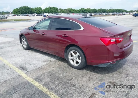 2016 Chevrolet Malibu Ls из США, поврежденный, VIN 1G1ZB5ST1GF229079